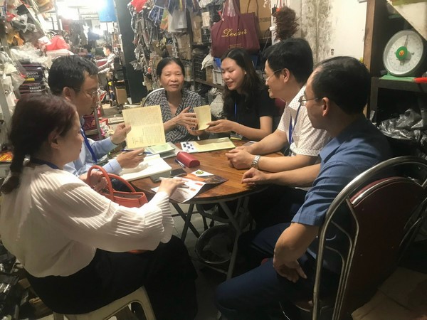 Phó Tổng cục trưởng TCTK Đỗ Thị Ngọc tham gia giám sát và làm việc với Cục Thống kê TP Hà Nội về công tác Điều tra DSGK năm 2024 2