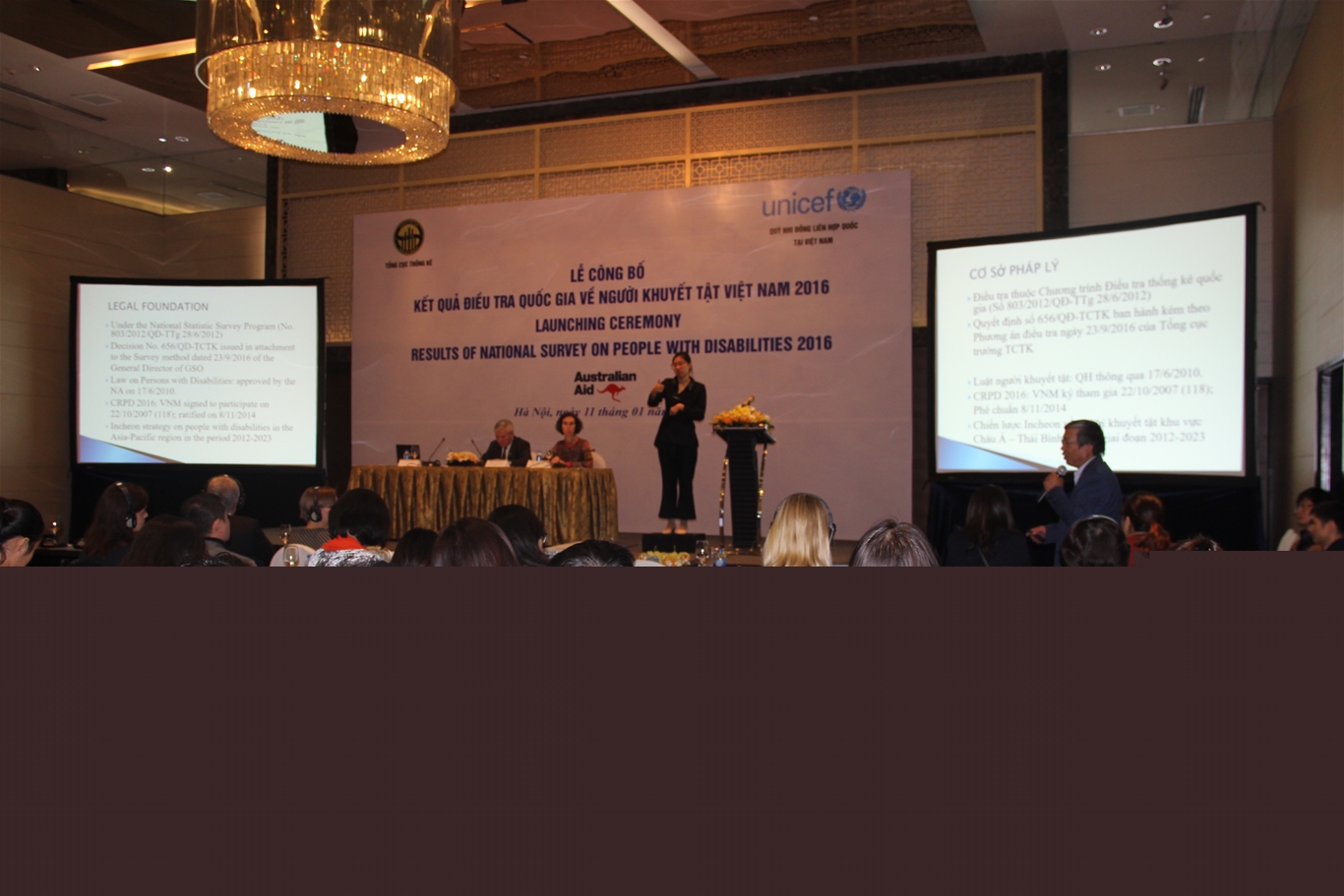 LỄ CÔNG BỐ KẾT QUẢ ĐIỀU TRA QUỐC GIA VỀ NGƯỜI KHUYẾT TẬT TẠI VIỆT NAM NĂM 2016 2