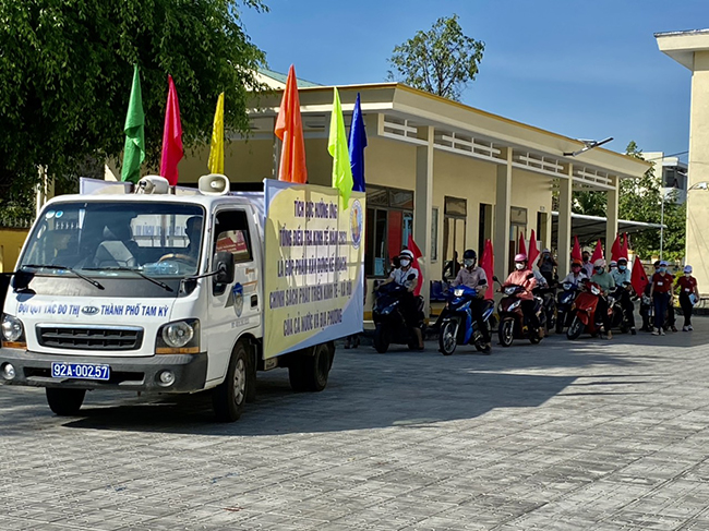 Lễ ra quân tuyên truyền Tổng điều tra tinh tế năm 2021 giai đoạn 2 tại Quảng Nam 1