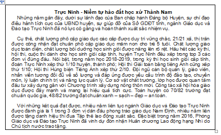 Huyện Trực Ninh tạo động lực cho phát triển nghiệp