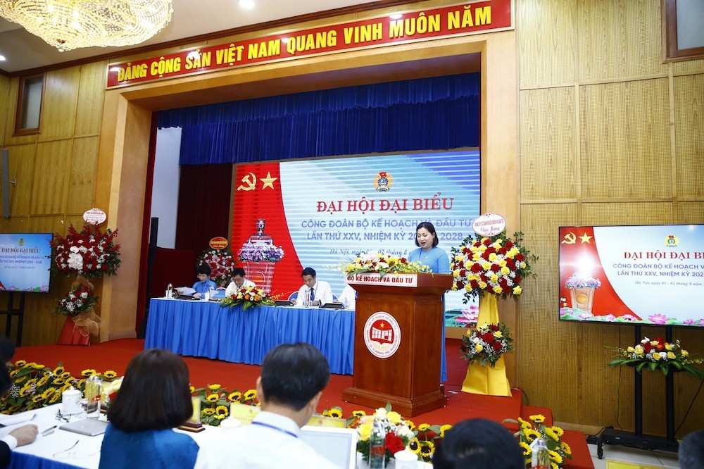 Khai mạc Đại hội đại biểu Công đoàn Bộ Kế hoạch và Đầu tư lần thứ XXV 1