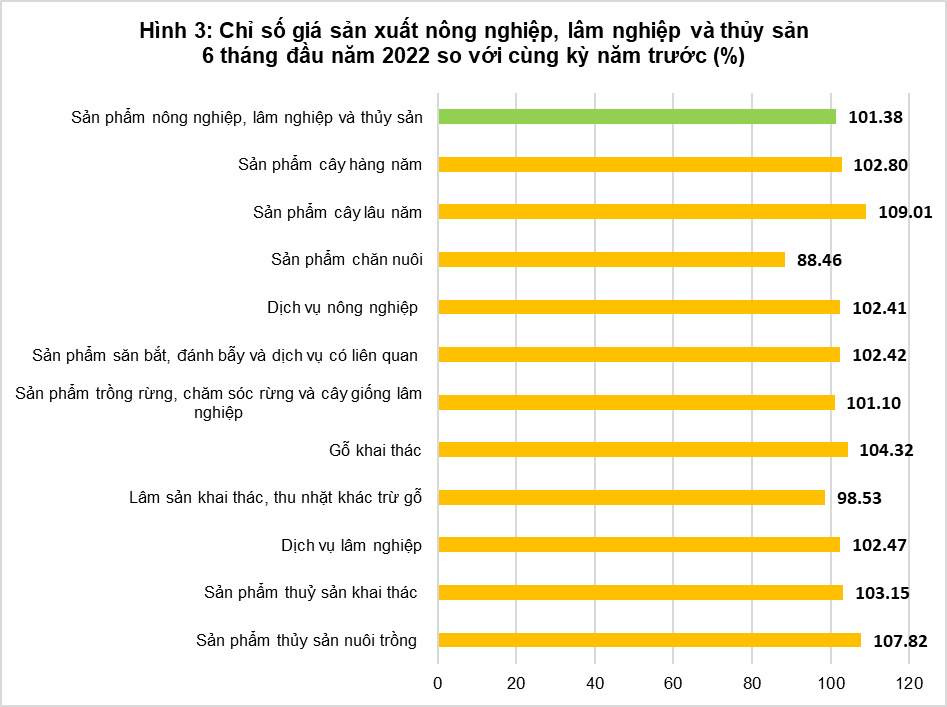 Tổng quan chỉ số giá sản xuất, chỉ số giá nguyên nhiên vật liệu dùng cho sản xuất, chỉ số giá xuất khẩu, nhập khẩu quý II và 6 tháng đầu năm 2022 2