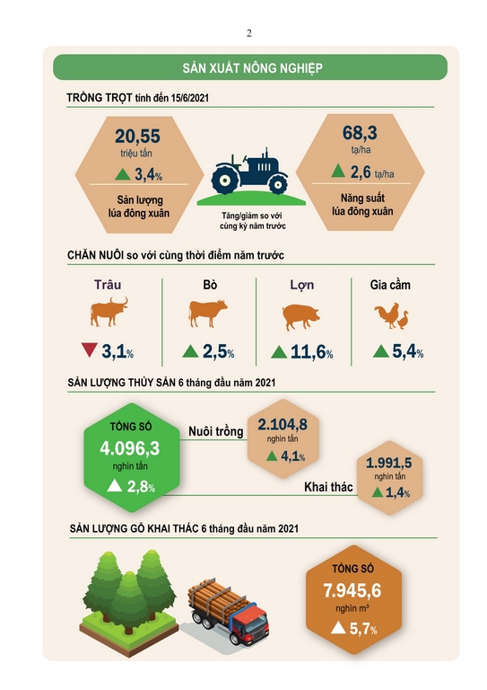 Tình hình kinh tế - xã hội Quý II và 6 tháng đầu năm 2021 1