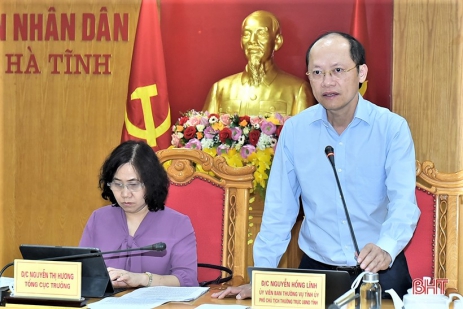 Tổng cục thống kê làm việc với UBND tỉnh Hà Tĩnh 1