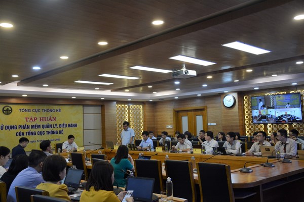 Tập huấn sử dụng thí điểm phần mềm điều hành tác nghiệp của Tổng cục Thống kê 2