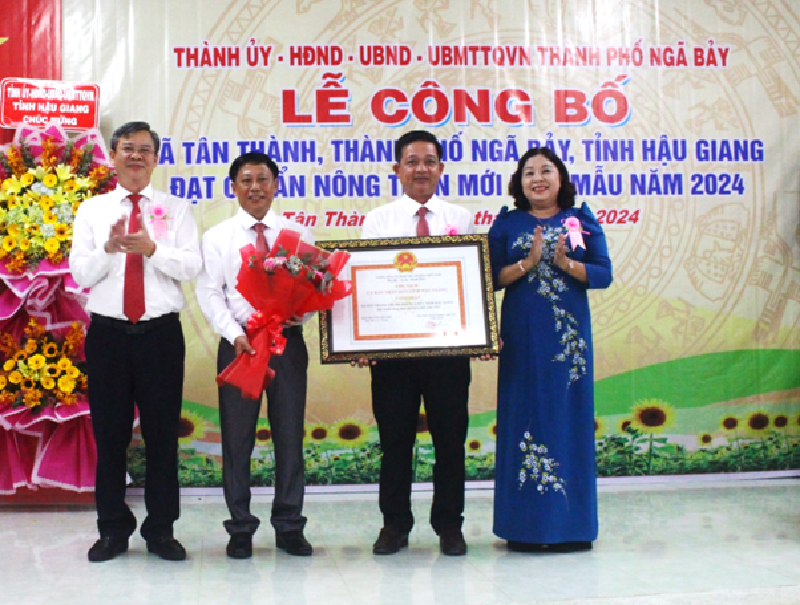 Xã Tân Thành - điển hình bứt phá trong xây dựng nông thôn mới kiểu mẫu