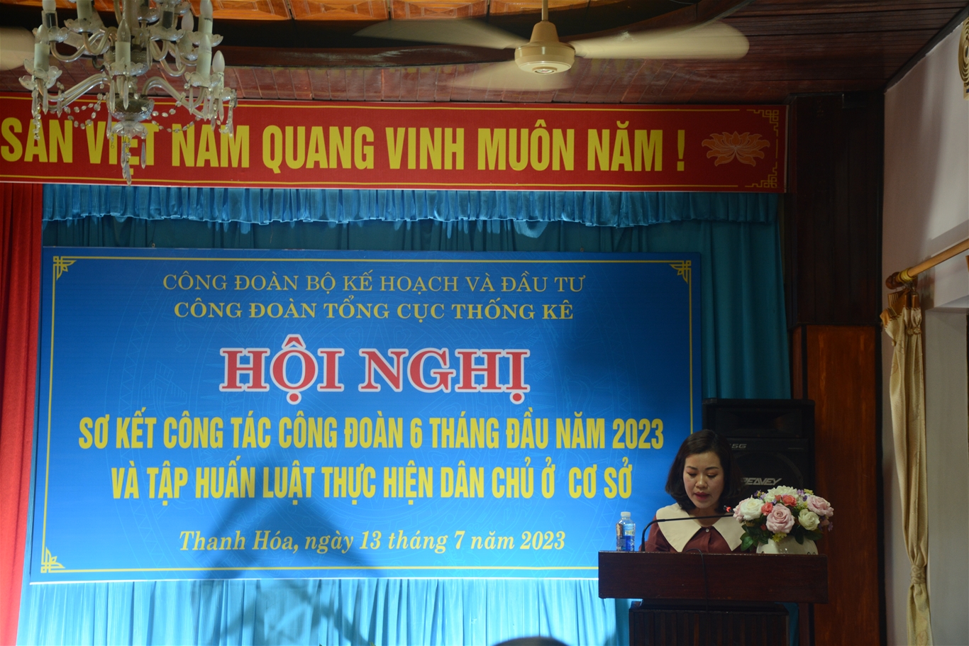 Công đoàn Tổng cục Thống kê sơ kết công tác công đoàn 6 tháng đầu năm, triển khai kế hoạch công tác 6 tháng cuối năm 2023 và tập huấn công tác công đoàn 5