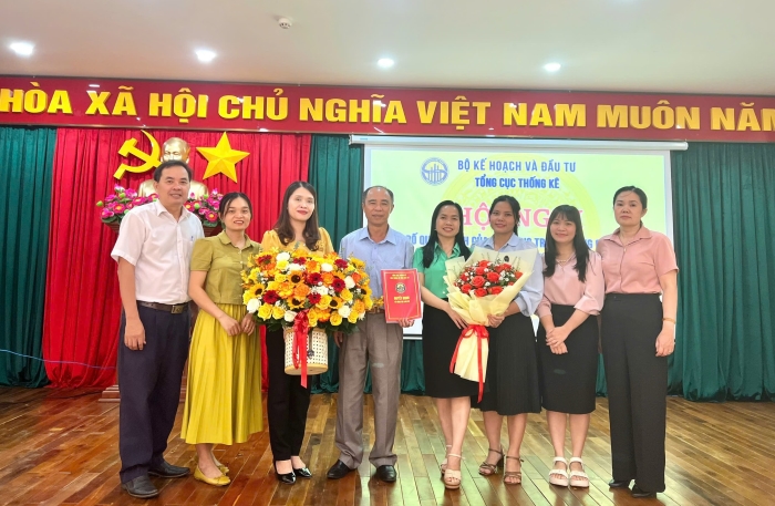 Hội nghị công bố Quyết định của Tổng cục trưởng Tổng cục Thống kê về công tác cán bộ tỉnh Gia Lai 2