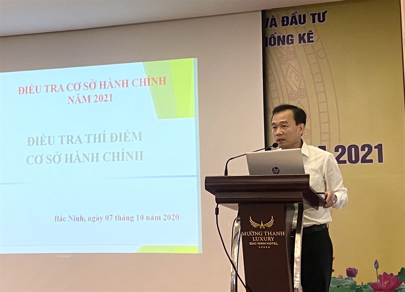 Triển khai Hội nghị tập huấn nghiệp vụ điều tra thí điểm Tổng điều tra kinh tế - Điều tra cơ sở hành chính năm 2021 tại Bắc Ninh 1
