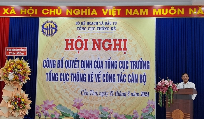 Hội nghị công bố quyết định của Tổng cục trưởng TCTK về công tác cán bộ của CTK tỉnh Quảng Ninh 1