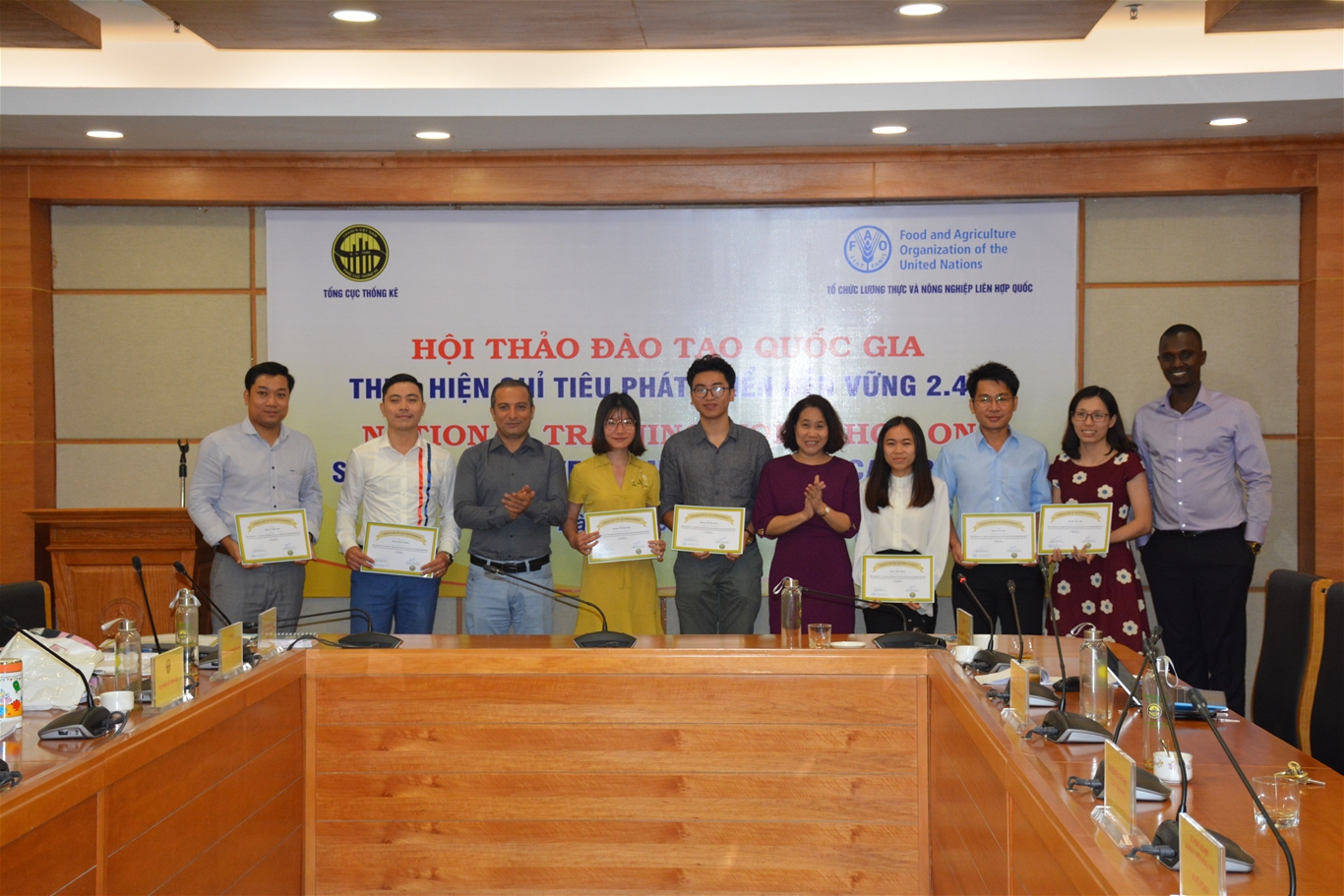 Bế mạc Hội thảo đào tạo quốc gia về tăng cường năng lực giám sát an ninh lương thực và nông nghiệp bền vững 1