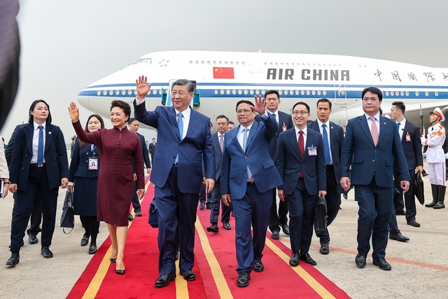 Tổng Bí thư Nguyễn Phú Trọng chủ trì lễ đón cấp Nhà nước Tổng Bí thư, Chủ tịch Trung Quốc Tập Cận Bình 2