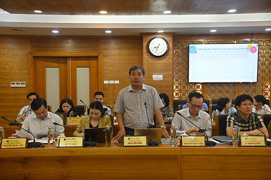Tổng cục Thống kê họp giao ban lãnh đạo cấp Vụ quý I năm 2024 1
