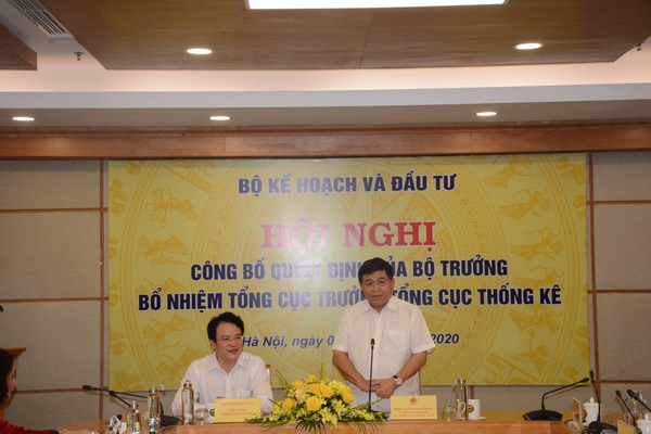 Hội nghị công bố Quyết định của Bộ trưởng Bộ Kế hoạch và Đầu tư bổ nhiệm Tổng cục trưởng Tổng cục Thống kê 1
