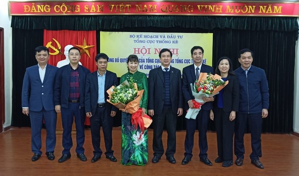Hội nghị công bố quyết định của Tổng cục trưởng TCTK về công tác cán bộ Cục Thống kê tỉnh Lào Cai 1