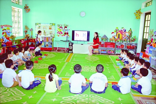 Trường Mầm non Quỳnh Hải hết lòng vì thế hệ mầm non