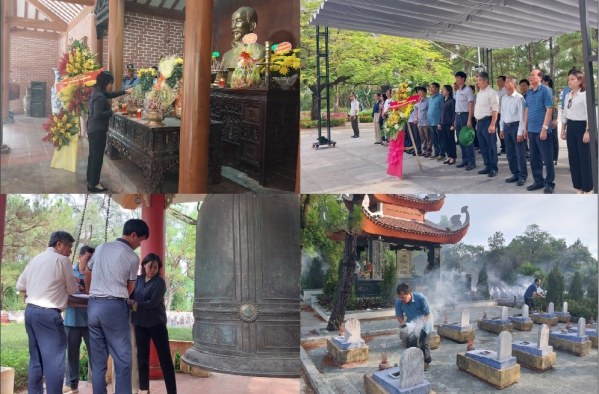 Tổng cục Thống kê tri ân và dâng hương nhân ngày Thương binh - Liệt sỹ 27/7 tại một số tỉnh miền Trung 1