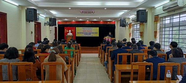 Hội nghị công bố quyết định của Tổng cục trưởng TCTK về công tác cán bộ Cục Thống kê tỉnh Lào Cai 2