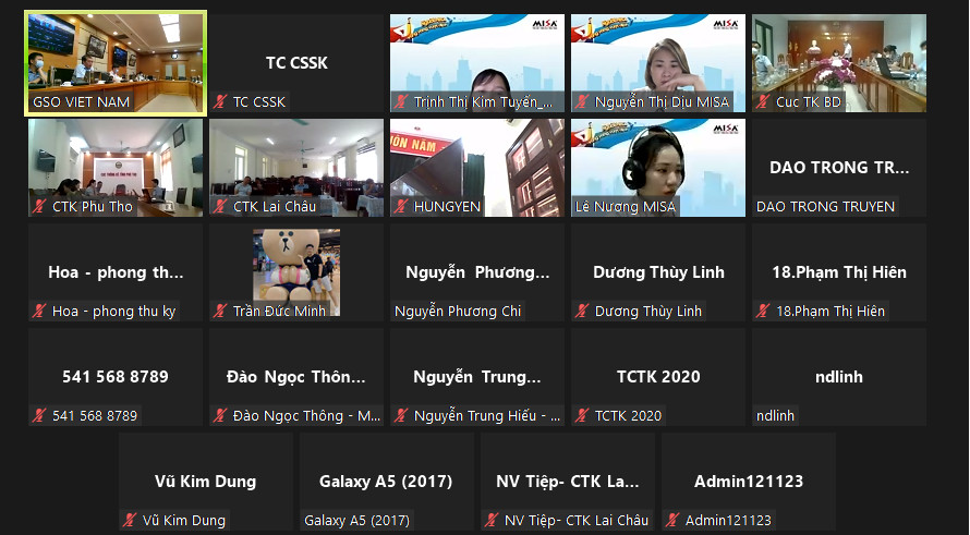 Tập huấn trực tuyến sử dụng phần mềm quản lý hội nghị, hội thảo 1