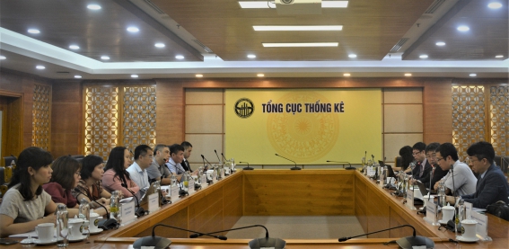 Tổng cục Thống kê họp với Đoàn công tác Cơ quan giám sát kinh tế vĩ mô ASEAN+3 2