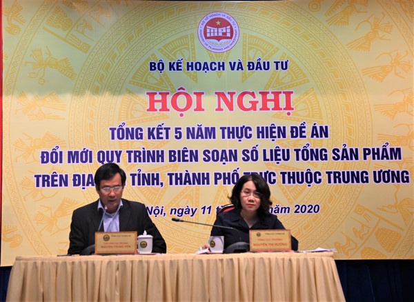 Hội nghị tổng kết 5 năm thực hiện Đề án đổi mới quy trình biên soạn số liệu tổng sản phẩm trên địa bàn tỉnh, thành phố trực thuộc trung ương 3