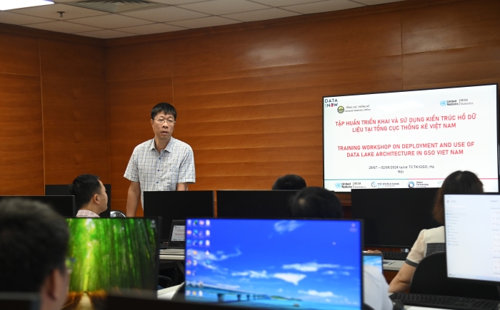 Tổng cục Thống kê tập huấn triển khai và sử dụng kiến trúc hồ dữ liệu thuộc Dự án Data For Now