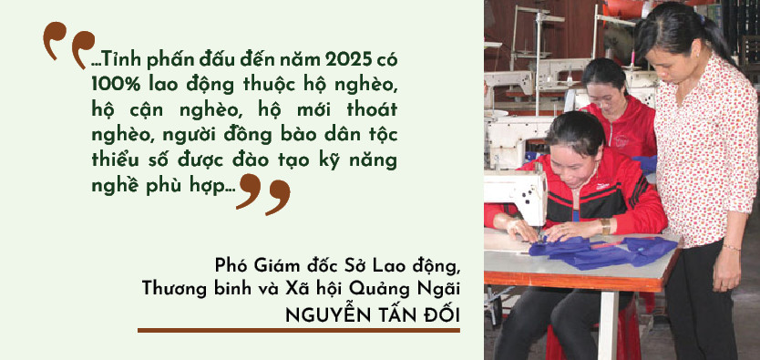 Quảng Ngãi: Đẩymạnh đào tạo nghề gắn với tạo việc làm cho lao động nghèo, người dân tộc thiểu số 5