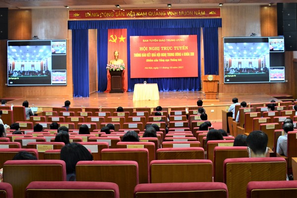 Đảng ủy Tổng cục Thống kê tham dự Hội nghị trực tuyến thông báo nhanh kết quả Hội nghị Trung ương 4, khóa XIII 2