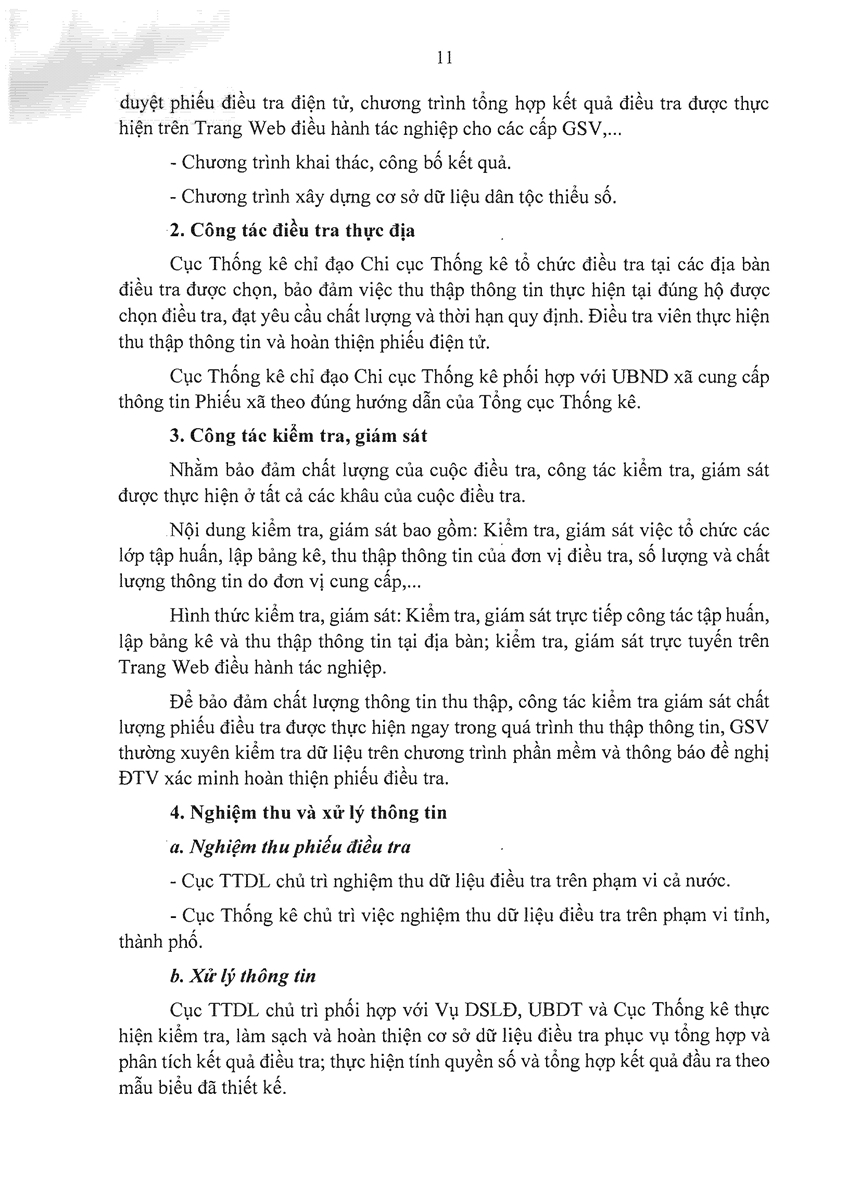 Phương án điều tra, thu thập thông tin về thực trạng kinh tế - xã hội của 53 dân tộc thiểu số năm 2024 10