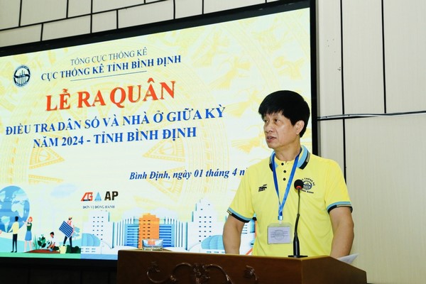 Tưng bừng lễ ra quân điều tra dân số giữa kỳ năm 2024 tại tỉnh Bình Định  2