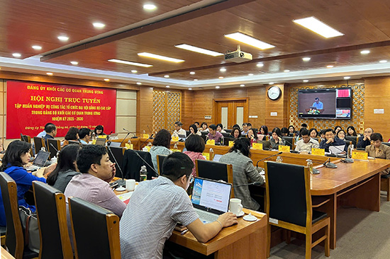 Tổng cục Thống kê tham dự Hội nghị Tập huấn nghiệp vụ tổ chức Đại hội Đảng các cấp 1