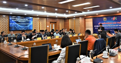 Lễ Khởi động gói thầu xây dựng phần mềm nội bộ phục vụ sản xuất thống kê điện tử - Dự án Xây dựng Hê thống sản xuất thông tin Thống kê điện tử 2