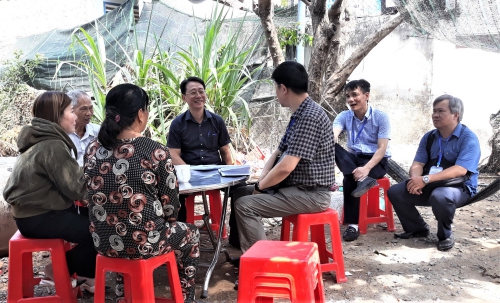 Phó Tổng cục trưởng TCTK Lê Trung Hiếu làm việc với Cục Thống kê tỉnh Bến Tre về công tác giám sát điều tra DSGK 2024 7