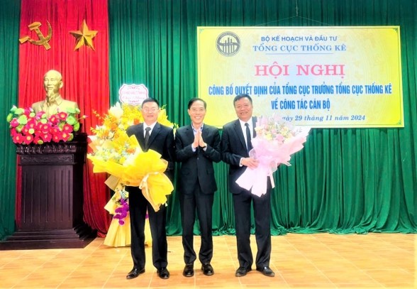 Hội nghị công bố Quyết định công tác cán bộ  tại Cục Thống kê tỉnh Thanh Hóa 1