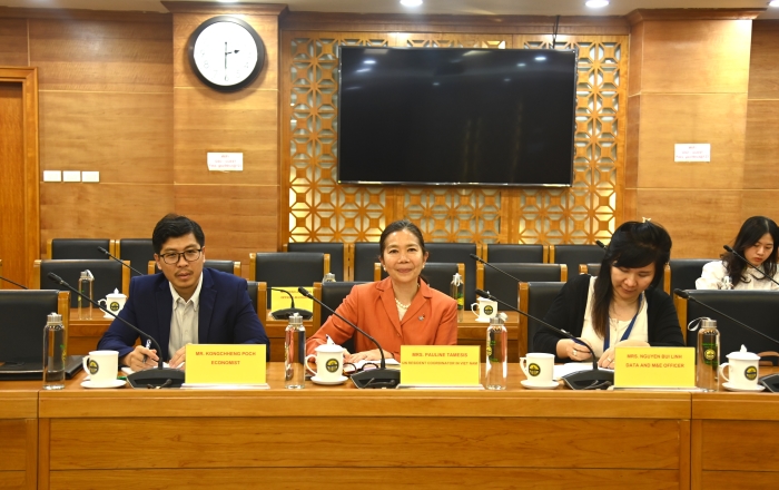 Tổng cục Thống kê tiếp xã giao Trưởng đại diện Văn phòng Điều phối viên thường trú của Liên hợp quốc tại Việt Nam 1