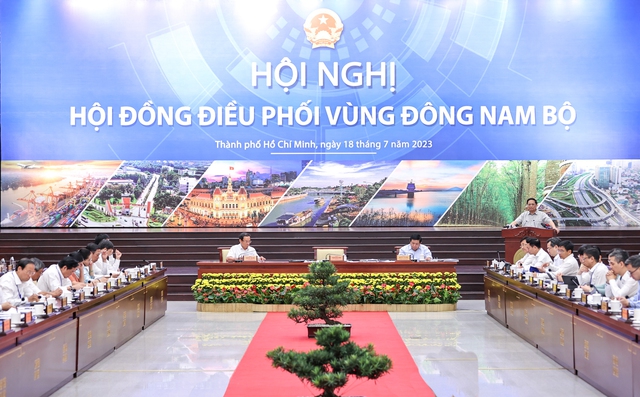 Thủ tướng: 3 lĩnh vực trọng tâm trong đẩy mạnh điều phối, liên kết vùng Đông Nam Bộ