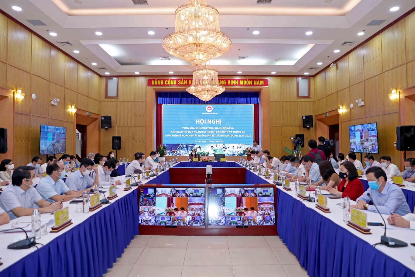 Hội nghị triển khai Chương trình hành động và Kế hoạch thi đua ngành Kế hoạch và Đầu tư và Thống kê thực hiện Kế hoạch phát triển kinh tế - xã hội giai đoạn 2021-2025 3
