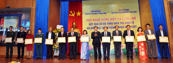 Hội nghị Tổng kết và Công bố kết quả sơ bộ Tổng điều tra kinh tế và Điều tra cơ sở hành chính năm 2021 6