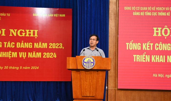 Tổng cục Thống kê tổ chức Hội nghị Tổng kết công tác Đảng năm 2023 và Triển khai nhiệm vụ công tác năm 2024 2