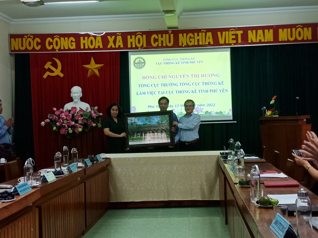 Đoàn công tác Tổng cục Thống kê làm việc với Cục Thống kê tỉnh Phú Yên 1