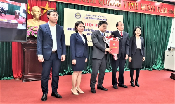 Hội nghị trực tuyến công bố Quyết định của Tổng cục trưởng TCTK  về công tác cán bộ của CTK tỉnh Thái Bình và Nam Định 3