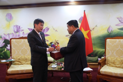 Bộ trưởng Bộ Kế hoạch và Đầu tư tiếp Tổng Thư ký ASEAN 2
