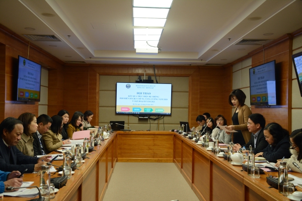 Hội thảo Kết quả thực hiện  Hệ thống phổ biến số liệu chung tăng cường năm 2020 và kế hoạch năm 2021 1