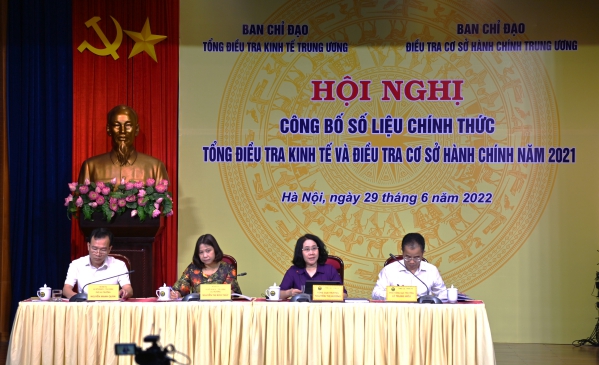 Hội nghị công bố kết quả chính thức Tổng điều tra kinh tế và Điều tra cơ sở hành chính năm 2021 5