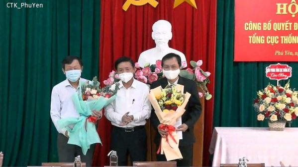 Hội nghị trực tuyến Công bố Quyết định của Tổng cục trưởng TCTK về công tác cán bộ Cục Thống kê Phú Yên 1
