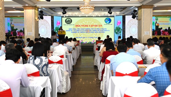 Hội nghị tập huấn Điều tra, thu thập thông tin về thực trạng kinh tế -xã hội của 53 dân tộc thiểu số năm 2024 4
