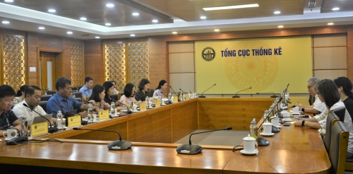 Tổng cục Thống kê tiếp và làm việc với giáo sư Paul Cheung 1
