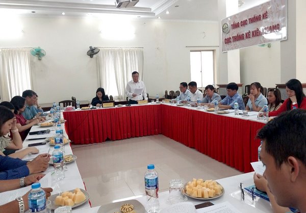Đoàn công tác Tổng cục Thống kê làm việc về tình hình triển khai thực hiện Điều tra 53 dân tộc năm 2024 tại tỉnh Kiên Giang 1