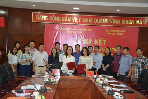 Lễ ký kết chương trình phối hợp công tác giữa Tổng cục Thống kê và Tổng cục Thủy sản
