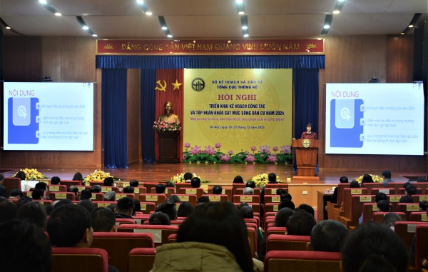 Hội nghị Khảo sát mức sống dân cư và lập bảng kê Điều tra dân số và nhà ở giữa kỳ năm 2024 2